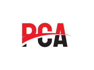 PCA ilk harf logo tasarım vektör şablonu. kurumsal iş kimliği için yaratıcı sembol.