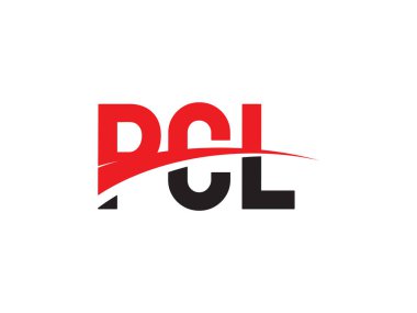 PCL ilk harf logo tasarım vektör şablonu. kurumsal iş kimliği için yaratıcı sembol.