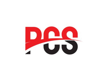 PCS ilk harf logo tasarım vektör şablonu. kurumsal iş kimliği için yaratıcı sembol.