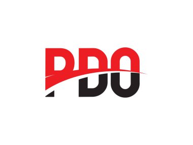 PDO ilk harf logo tasarım vektör şablonu. kurumsal iş kimliği için yaratıcı sembol.