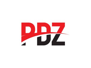 PDZ ilk harf logo tasarım vektör şablonu. kurumsal iş kimliği için yaratıcı sembol.