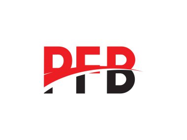 PFB ilk harf logo tasarım vektör şablonu. kurumsal iş kimliği için yaratıcı sembol.