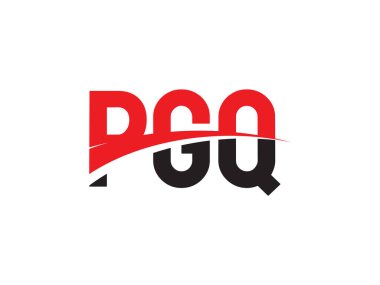 PGQ ilk harf logo tasarım vektör şablonu. kurumsal iş kimliği için yaratıcı sembol.