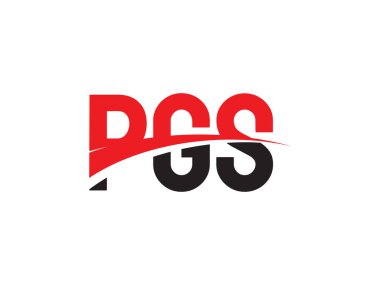 PGS ilk harf logo tasarım vektör şablonu. kurumsal iş kimliği için yaratıcı sembol.