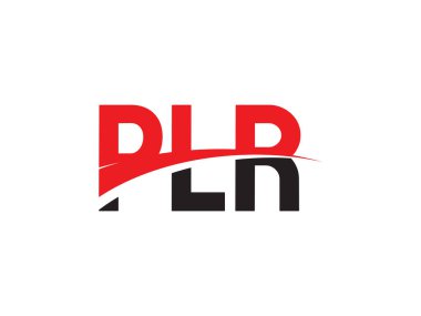 PLR ilk harf logo tasarım vektör şablonu. kurumsal iş kimliği için yaratıcı sembol.