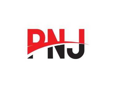 PNJ ilk harf logo tasarım vektör şablonu. kurumsal iş kimliği için yaratıcı sembol.