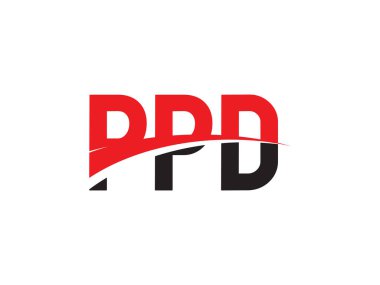 PPD ilk harf logo tasarım vektör şablonu. kurumsal iş kimliği için yaratıcı sembol.