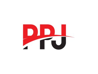 PPJ ilk harf logo tasarım vektör şablonu. kurumsal iş kimliği için yaratıcı sembol.
