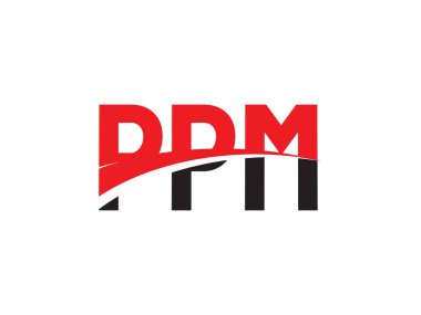 PPM ilk harf logo tasarım vektör şablonu. kurumsal iş kimliği için yaratıcı sembol.