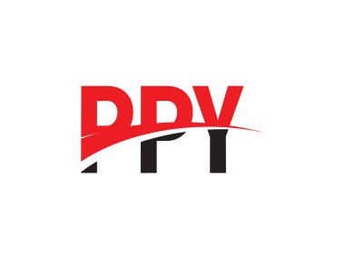 PPY ilk harf logo tasarım vektör şablonu. kurumsal iş kimliği için yaratıcı sembol.