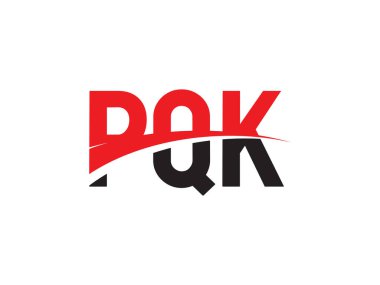 PQK ilk harf logo tasarım vektör şablonu. kurumsal iş kimliği için yaratıcı sembol.