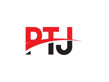 PTJ ilk harf logo tasarım vektör şablonu. kurumsal iş kimliği için yaratıcı sembol.
