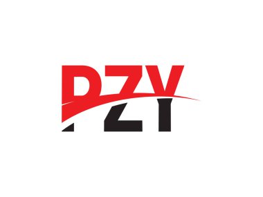 PZY ilk harf logo tasarım vektör şablonu. kurumsal iş kimliği için yaratıcı sembol.