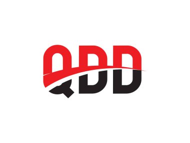 QDD ilk harf logo tasarım vektör şablonu. kurumsal iş kimliği için yaratıcı sembol.
