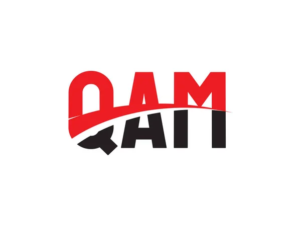 Początkowy Wzór Wektora Projektu Litery Qam Twórczy Symbol Tożsamości Korporacyjnej — Wektor stockowy