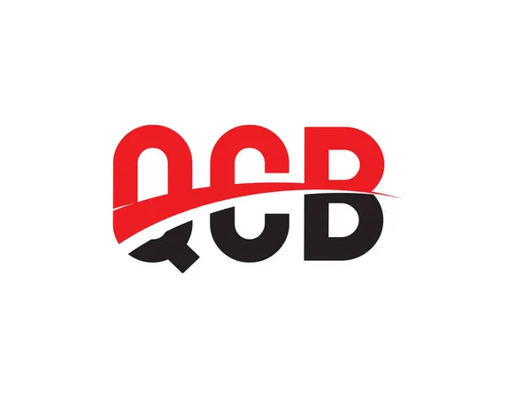 Qcb Initialbuchstabe Logo Design Vektor Vorlage Kreatives Symbol Für Corporate — Stockvektor