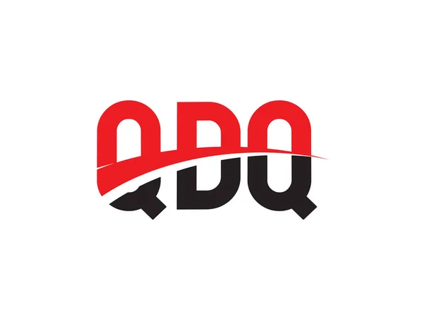 Modèle Vectoriel Conception Logo Lettre Initiale Qdq Symbole Créatif Pour — Image vectorielle