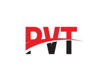 PVT ilk harf logo tasarım vektör şablonu. kurumsal iş kimliği için yaratıcı sembol.