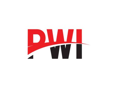 PWI ilk harf logo tasarım vektör şablonu. kurumsal iş kimliği için yaratıcı sembol.