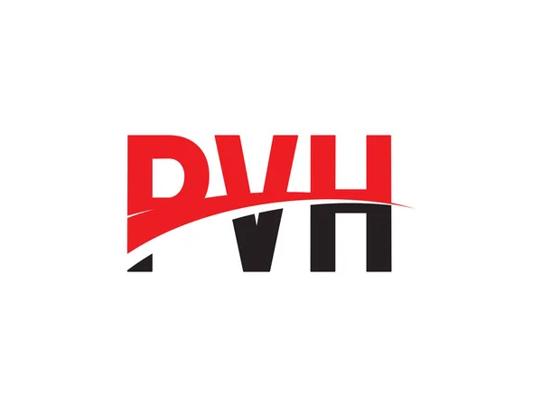 Pvh Eerste Letter Logo Ontwerp Vector Template Creatief Symbool Voor — Stockvector