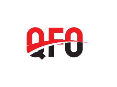 QFO ilk harf logo tasarım vektör şablonu. kurumsal iş kimliği için yaratıcı sembol.