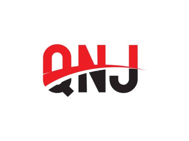 QNJ ilk harf logo tasarım vektör şablonu. kurumsal iş kimliği için yaratıcı sembol.
