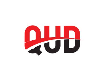 QUD ilk harf logo tasarım vektör şablonu. kurumsal iş kimliği için yaratıcı sembol.