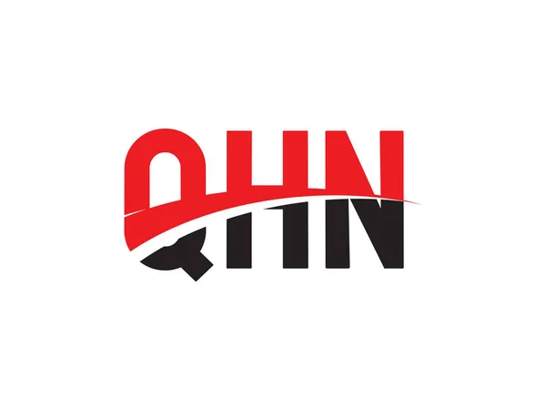 Qhn Початковий Вектор Дизайну Літер Творчий Символ Корпоративної Ділової Ідентичності — стоковий вектор