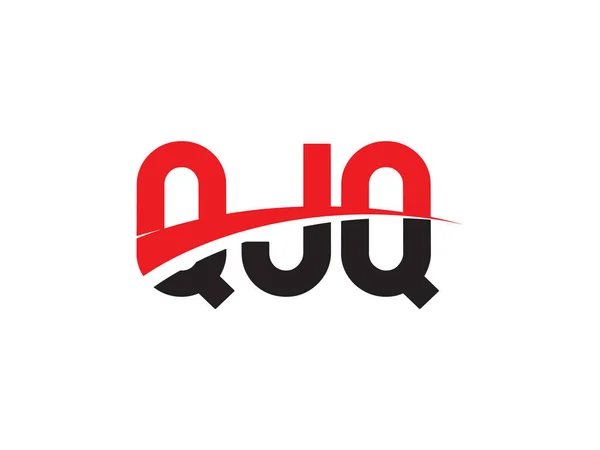 Qjq Șablon Vectorial Proiectare Logo Ului Literei Inițiale Simbol Creativ — Vector de stoc