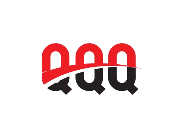 Plantilla Vectorial Inicial Diseño Logotipo Letra Qqq Símbolo Creativo Para — Archivo Imágenes Vectoriales