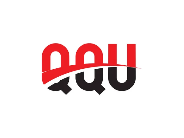 Qqu Șablon Vectorial Proiectare Logo Ului Literei Inițiale Simbol Creativ — Vector de stoc
