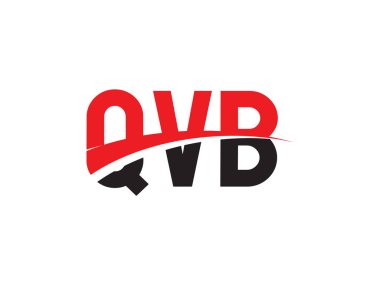 QVB ilk harf logo tasarım vektör şablonu. kurumsal iş kimliği için yaratıcı sembol.