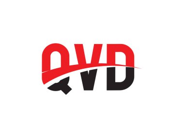 QVD ilk harf logo tasarım vektör şablonu. kurumsal iş kimliği için yaratıcı sembol.
