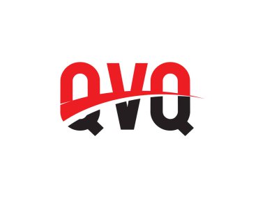 QVQ ilk harf logo tasarım vektör şablonu. kurumsal iş kimliği için yaratıcı sembol.