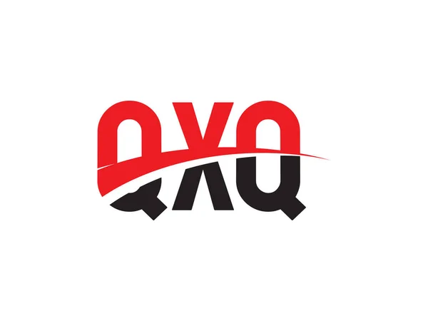 Qxq初始字母标志设计向量模板 企业身份的创意符号 — 图库矢量图片