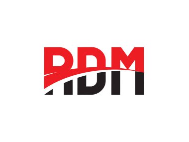 RDM ilk harf logo tasarım vektör şablonu. kurumsal iş kimliği için yaratıcı sembol. 