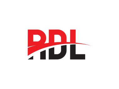 RDL ilk harf logo tasarım vektör şablonu. kurumsal iş kimliği için yaratıcı sembol. 