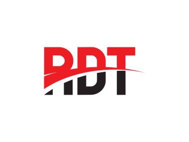 RDT ilk harf logo tasarım vektör şablonu. kurumsal iş kimliği için yaratıcı sembol. 