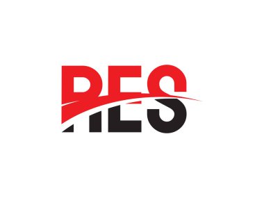 RES ilk harf logo tasarım vektör şablonu. kurumsal iş kimliği için yaratıcı sembol. 