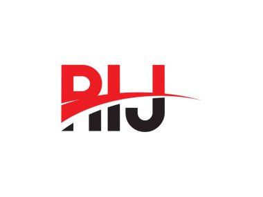 RIJ ilk harf logo tasarım vektör şablonu. kurumsal iş kimliği için yaratıcı sembol.