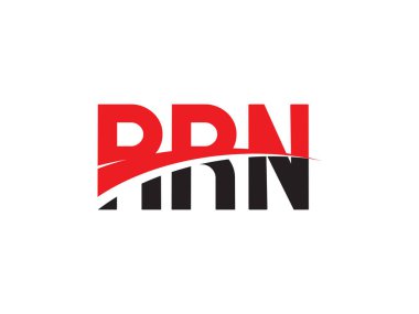RRN ilk harf logo tasarım vektör şablonu. kurumsal iş kimliği için yaratıcı sembol.