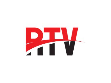 RTV ilk harf logo tasarım vektör şablonu. kurumsal iş kimliği için yaratıcı sembol.