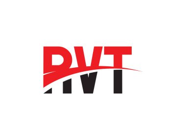 RVT ilk harf logo tasarım vektör şablonu. kurumsal iş kimliği için yaratıcı sembol.