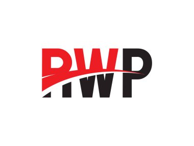 RWP ilk harf logo tasarım vektör şablonu. kurumsal iş kimliği için yaratıcı sembol.