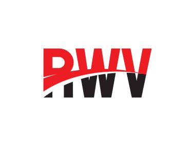 RWV ilk harf logo tasarım vektör şablonu. kurumsal iş kimliği için yaratıcı sembol.