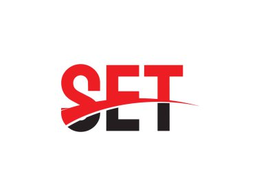 Beyaz arkaplanda izole edilmiş harfler, vektör logosu