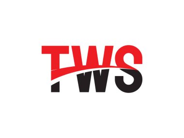 Beyaz arkaplanda iki harfli izole edilmiş vektör logosu