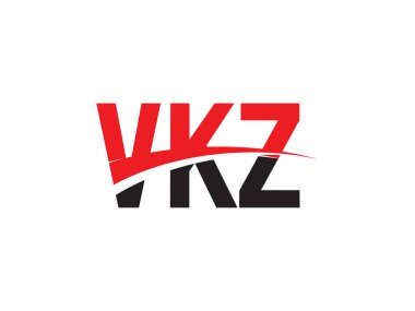 vks harfleri beyaz arkaplan, vektör logosu üzerinde izole