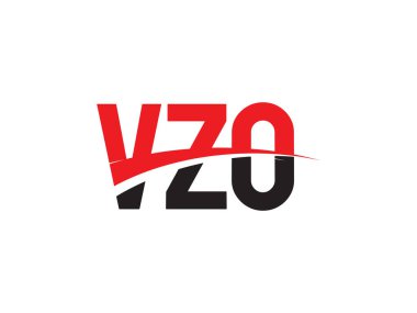 Beyaz arkaplanda vzo harfleri izole edilmiş, vektör logosu