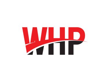 whp harfleri beyaz arkaplan, vektör logosu üzerinde izole